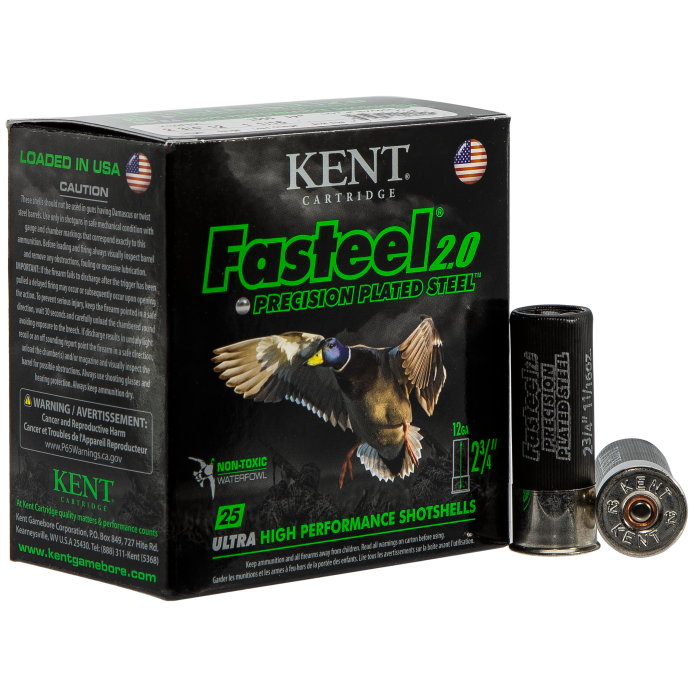Kent Cartridge Fasteel 2.0 12 Gauge 2.75 1 1/16 oz 3 Shot K122FS303 Kent Cartridge Fasteel 2.0 12 Gauge 2.75 1 1/16 oz 3 Shot K122FS303