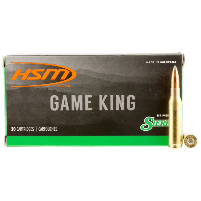 Hsm Game King 7mm-08 Rem 160 Gr Sierra GameKing Spitzer Boat Tail