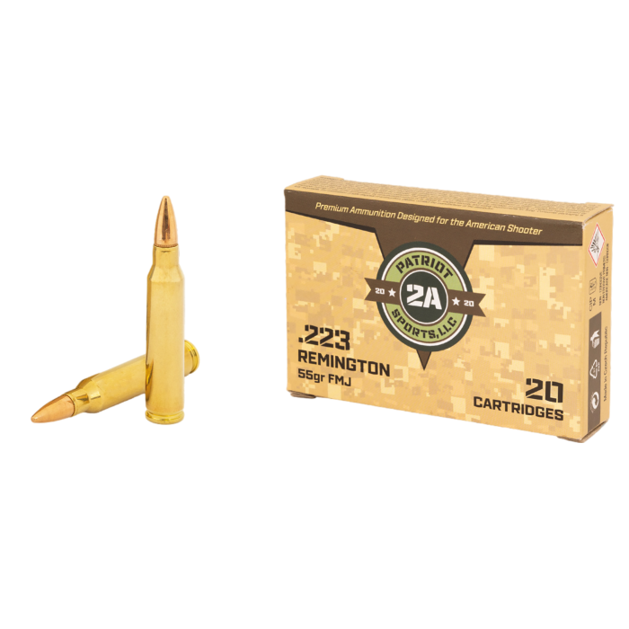 Patriot Sports 223 Remington 55 Grain FMJ Patriot Sports 223 Remington 55 Grain FMJ