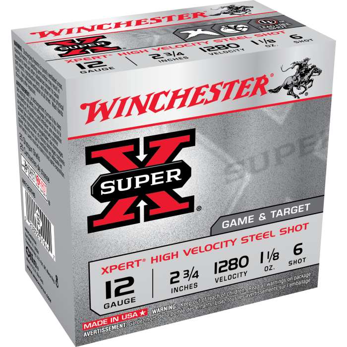 Winchester Super X 12 Gauge 2.75 1 1/8 oz 6 Shot WE12GTH6