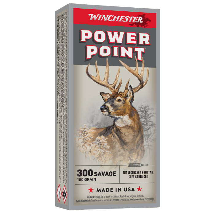 Winchester Power-point 300 Savage 150 Grain Power Point Winchester Power-point 300 Savage 150 Grain Power Point