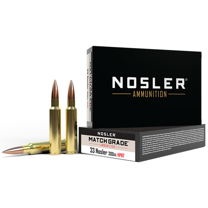 Nosler Match Grade 33 Nosler 300 Gr Custom Competition Hollow Point Boat Tail