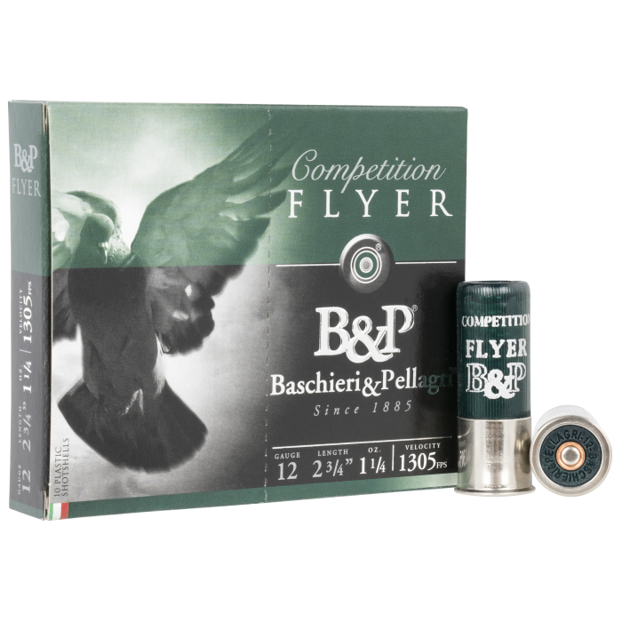 B&P 12 Gauge 2.75 1-1/4 oz 8 Shot