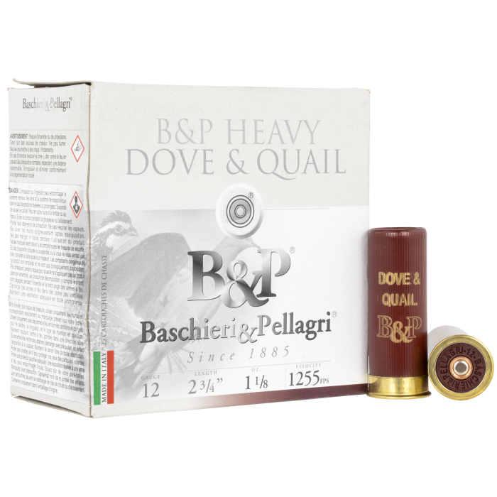 B&P 12 Gauge 2.75 1-1/8 oz 8 Shot