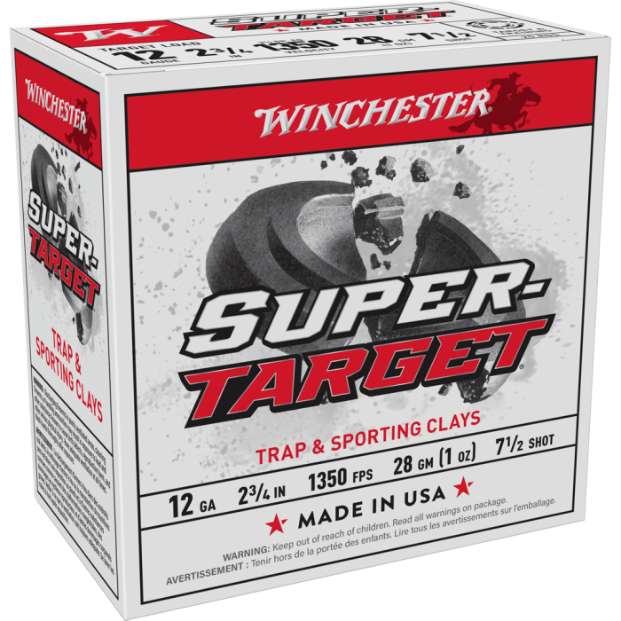 Winchester 12 Gauge 2.75 1 oz 7.5 Shot
