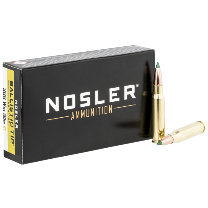 Nosler Ballistic Tip Varmint 308 Winchester 150 Grain Spitzer Ballistic Tip Varmint