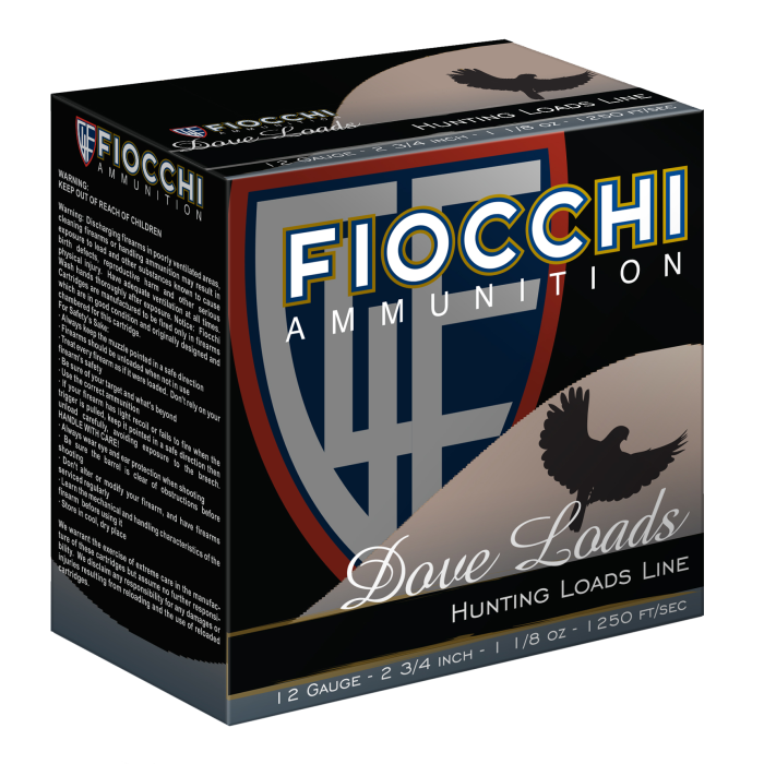 Fiocchi Field Dynamics 12 Gauge 2.75 1 1/8 oz 7.5 Shot 12GTX187