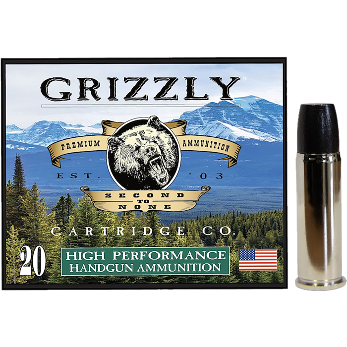 Grizzly .44 Mag +P+ 355gr Wide Long Nose Gas Check Ammo