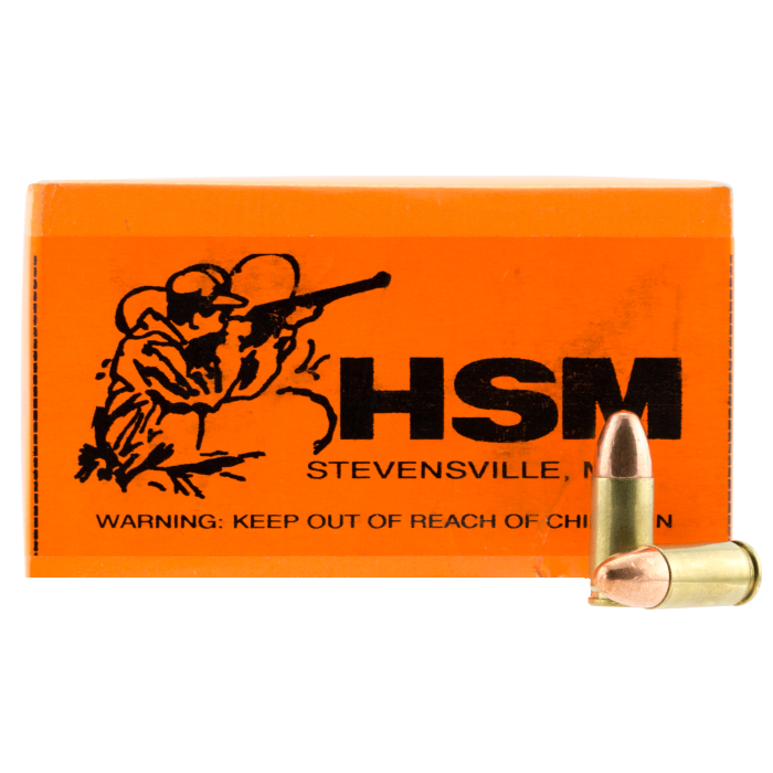 Hsm Training 9mm 124 Grain FMJ 9MM4R Hsm Training 9mm 124 Grain FMJ 9MM4R