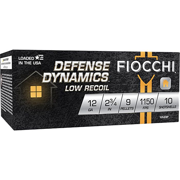 Fiocchi Defense Dynamics 12 Gauge 2.75 1 Buck 12LE9P Fiocchi Defense Dynamics 12 Gauge 2.75 1 Buck 12LE9P