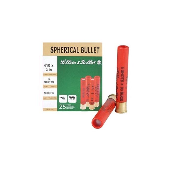 Sellier & Bellot Hunting 410 Gauge 3 5/8 oz 00 Buck SB410B