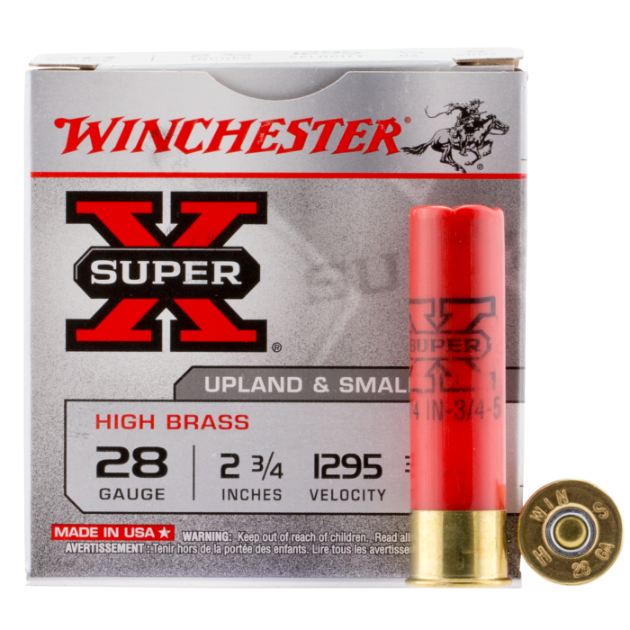 Winchester Super X 28 Gauge 2.75 3/4 oz 5 Shot X285 Winchester Super X 28 Gauge 2.75 3/4 oz 5 Shot X285