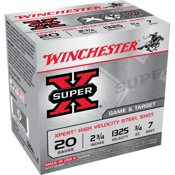 Winchester Super X 28 Gauge 2.75 5/8 oz 7 Shot WE28GT7 Winchester Super X 28 Gauge 2.75 5/8 oz 7 Shot WE28GT7