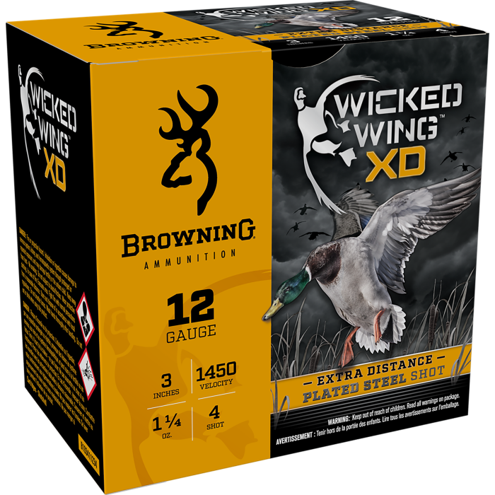 Browning Wicked Wing XD 12 Gauge 3 1-1/4 oz 4 Shot