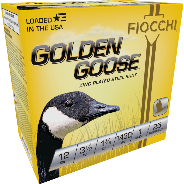 Fiocchi Golden Goose 12 Gauge 3.50 1 5/8 oz 1 Shot 1235GG1
