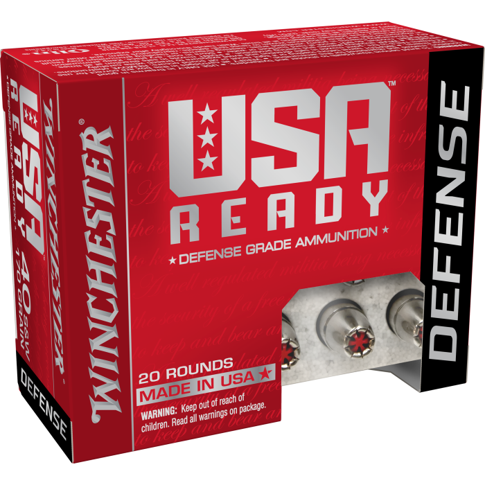 Winchester Usa 40 S&W 170 Grain Hex Vent Hollow Point RED40HP Winchester Usa 40 S&W 170 Grain Hex Vent Hollow Point RED40HP