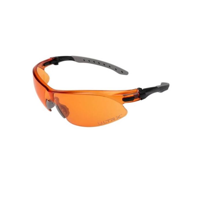 Allen ULTRX Keen Safety Glasses, Amber Lens