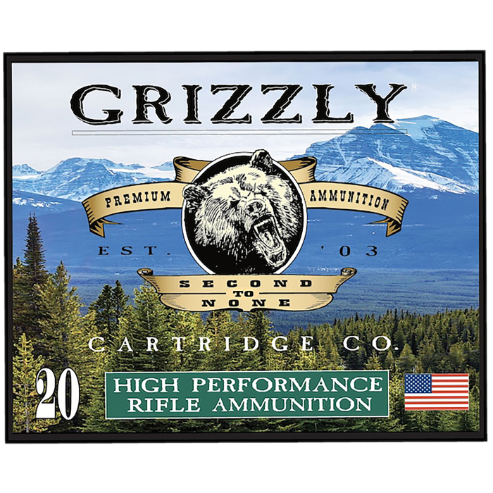 Grizzly .357 Sig 125gr FMJ Flat Point Ammo Grizzly .357 Sig 125gr FMJ Flat Point Ammo