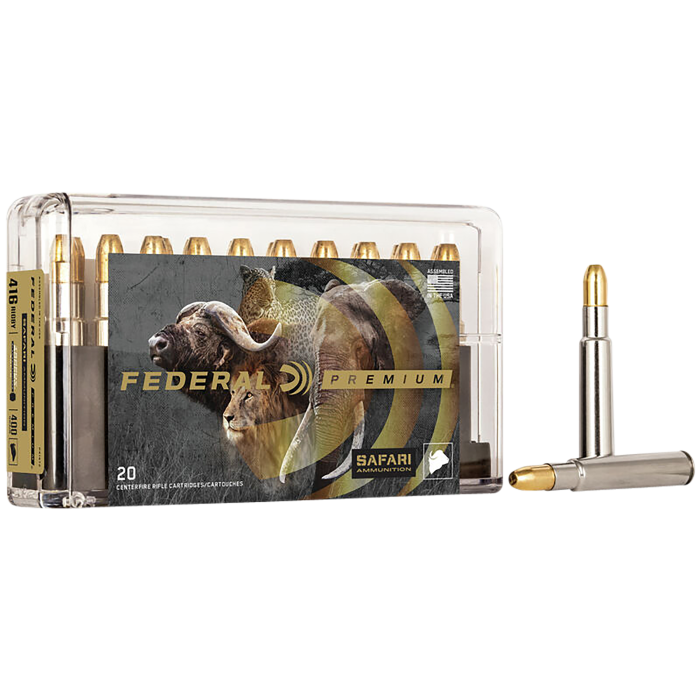 Federal Premium 416 Rigby 400 Gr Trophy Bonded Sledgehammer Solid