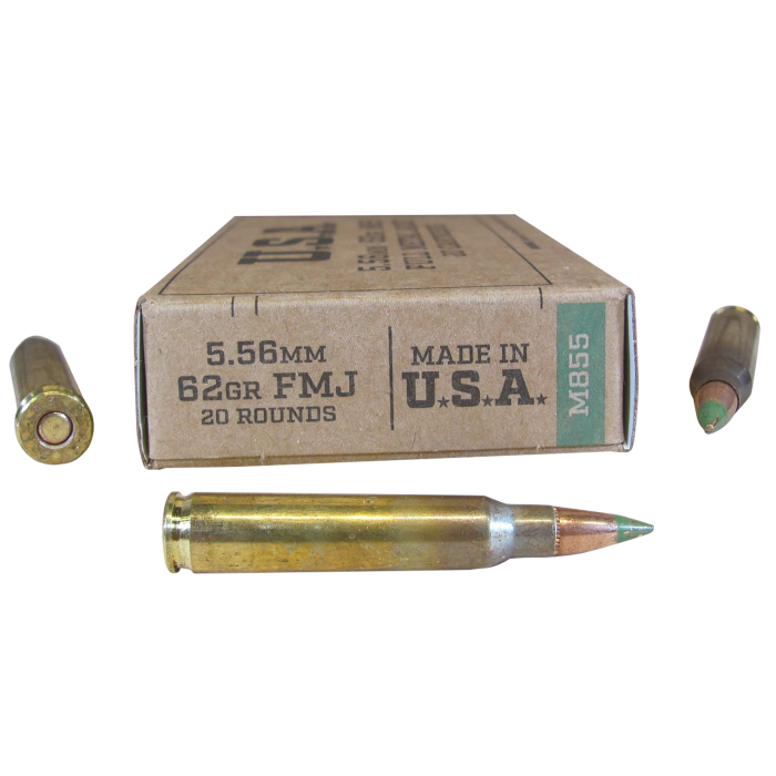 Winchester USA 5.56mm 62 Gr FMJ Winchester USA 5.56mm 62 Gr FMJ