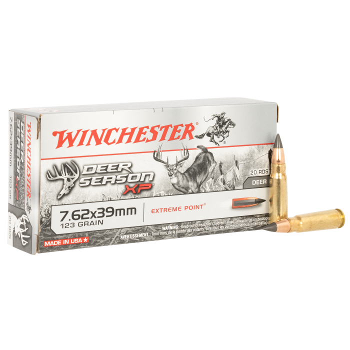 Winchester Deer Season 7.62x39mm 123 Gr Extreme Point Winchester Deer Season 7.62x39mm 123 Gr Extreme Point