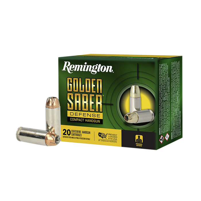 Remington Golden Saber 10mm 180 Grain Brass JHP R21370