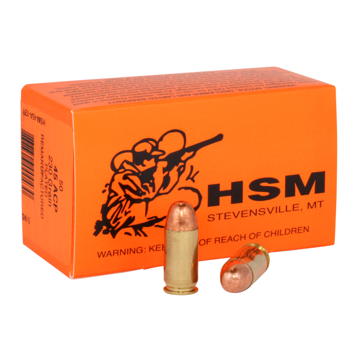Hsm Training 45 ACP 230 Grain FMJ 4512R Hsm Training 45 ACP 230 Grain FMJ 4512R