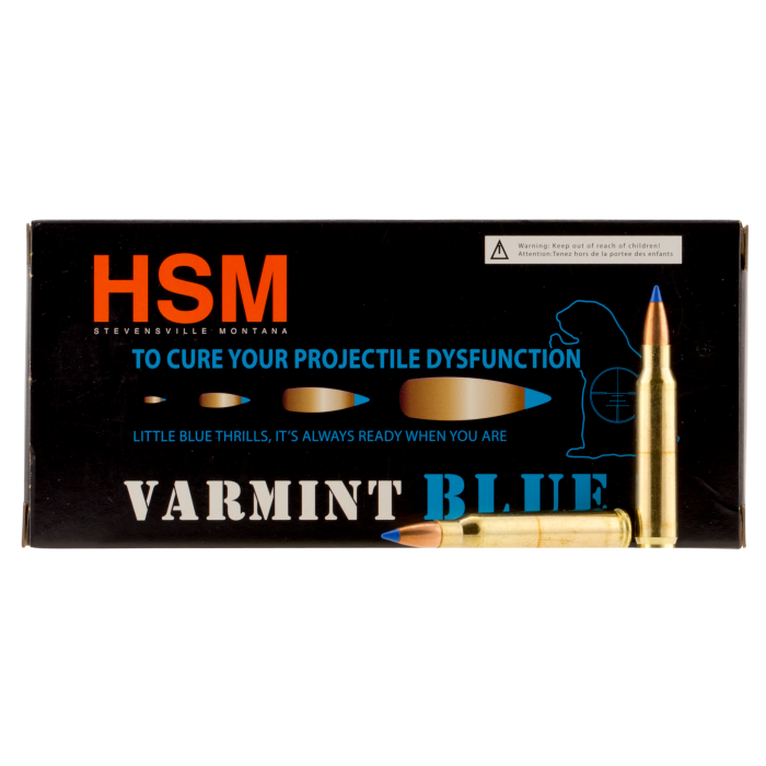Hsm Varmint 223 Remington 54Grain Sierra Bullets BlitzKing