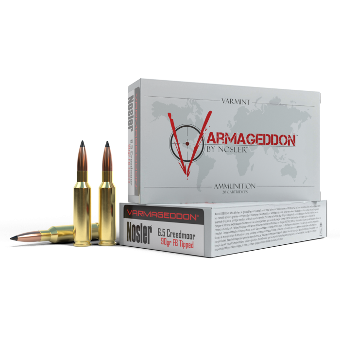 Nosler Varmageddon 6.5 Creedmoor 90 Grain Flat Base Tipped Nosler Varmageddon 6.5 Creedmoor 90 Grain Flat Base Tipped