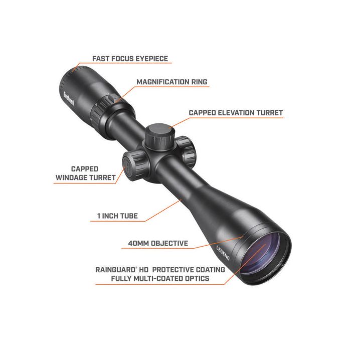 Bushnell Legend, Illuminated Riflescope, bushnell scope, bushnell rifle scope, scopes for sale, Ammunition Depot Bushnell Legend, Illuminated Riflescope, bushnell scope, bushnell rifle scope, scopes for sale, Ammunition Depot
