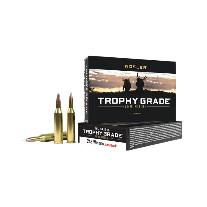 Nosler Trophy Grade 243 Win 90 Grain Nosler AccuBond