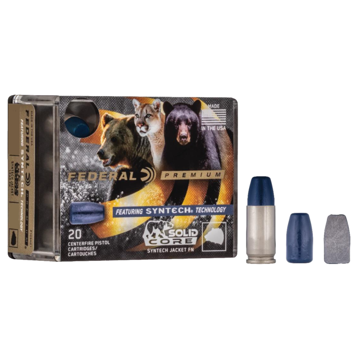 Federal Premium 357 Magnum 180 Grain Solid Core Synthetic Flat Nose P357SHC1