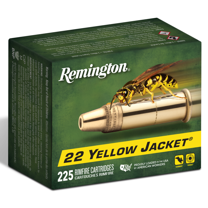 Remington Yellow Jacket 22 LR 33 Gr Truncated Cone Hollow Point