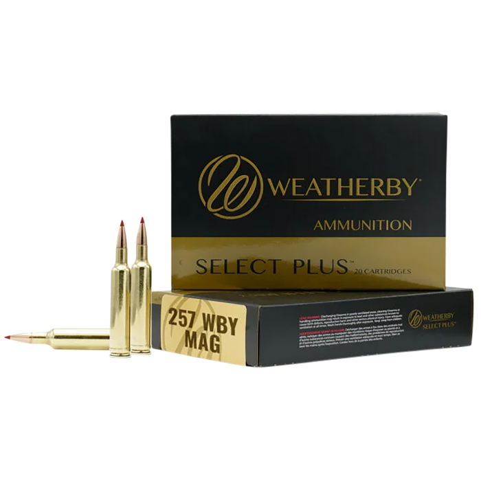 Weatherby Select Plus 257 Wthby Mag 110 Gr Hornady ELD-X Weatherby Select Plus 257 Wthby Mag 110 Gr Hornady ELD-X