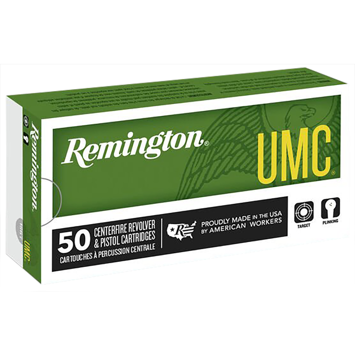 Remington UMC .40 S&W 165gr FMJ 50rd Box Remington UMC .40 S&W 165gr FMJ 50rd Box