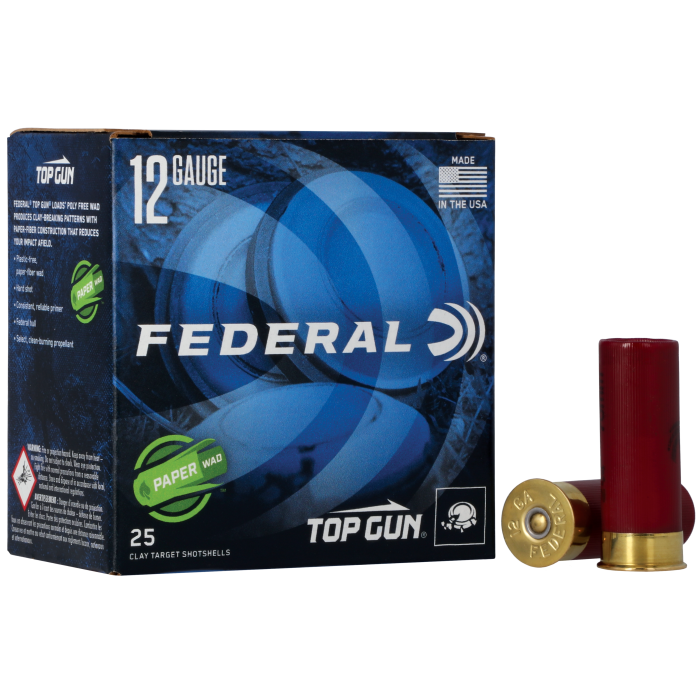 Federal Top Gun 12 Gauge 2.75 1 oz 7.5 Shot TG12WS175