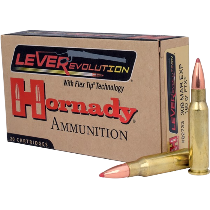 Hornady Leverevolution 308 Marlin Express 160 Gr Flex Tip eXpanding Hornady Leverevolution 308 Marlin Express 160 Gr Flex Tip eXpanding