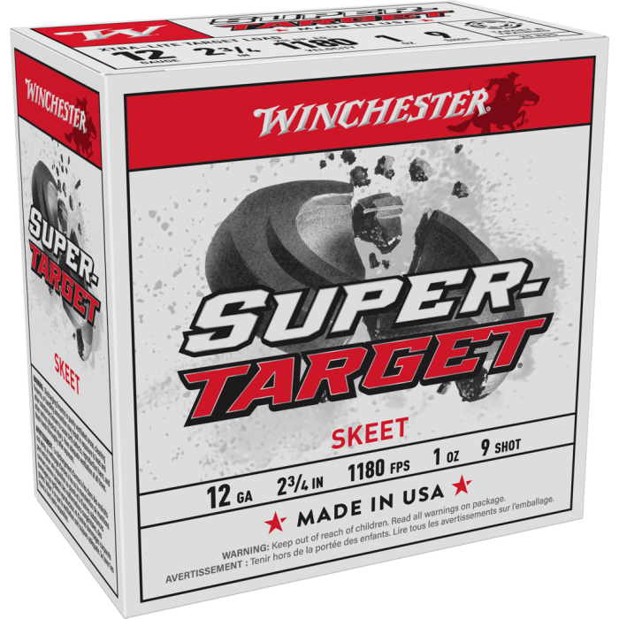 Winchester 12 Gauge 2.75 1 oz 9 Shot