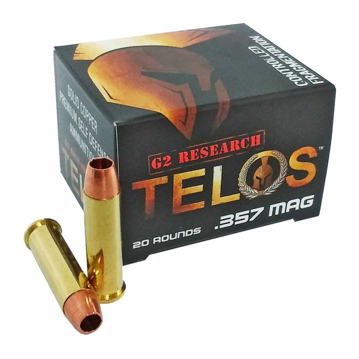 G2 Research Ammo 357 Mag 105gr Copper Ammo