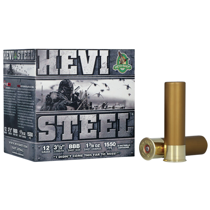 Hevishot Hevi-steel 12 Gauge 3.50 1 3/8 oz BBB Shot HS65888