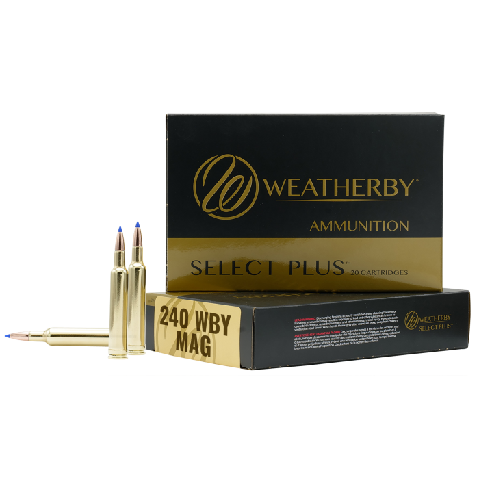 Weatherby Select Plus 240 Wthby Mag 80 Gr Barnes Tipped TSX Lead Free Weatherby Select Plus 240 Wthby Mag 80 Gr Barnes Tipped TSX Lead Free