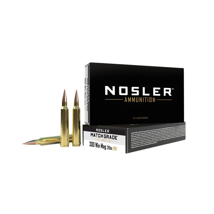 Nosler Match Grade 300 Win Mag 210 Grain RDF Hollow Point Boat Tail