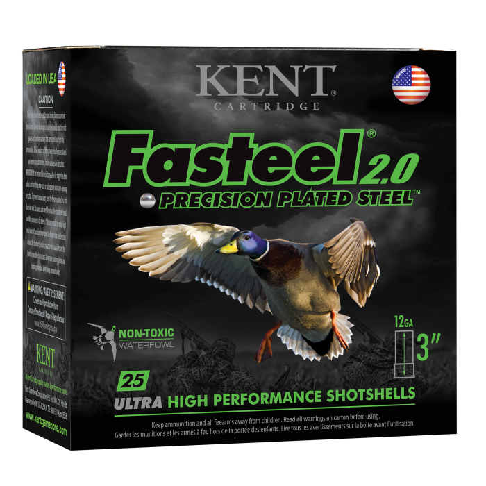 Kent Cartridge Fasteel 2.0 12 Gauge 3 1 1/8 oz BB Shot K123FS32BB Kent Cartridge Fasteel 2.0 12 Gauge 3 1 1/8 oz BB Shot K123FS32BB