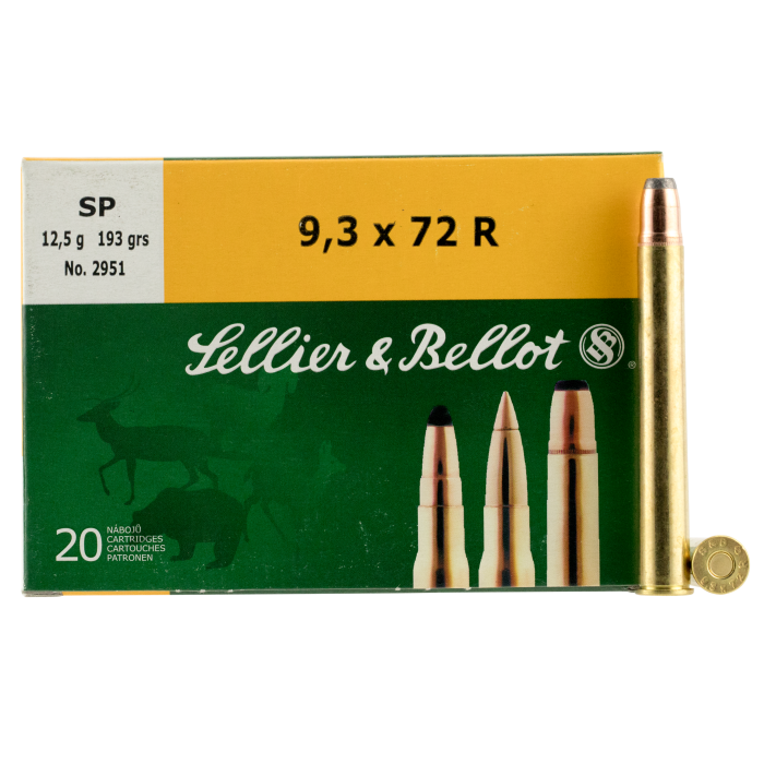 Sellier & Bellot Rifle 9.3mmx72R 193 Grain Soft Point Sellier & Bellot Rifle 9.3mmx72R 193 Grain Soft Point