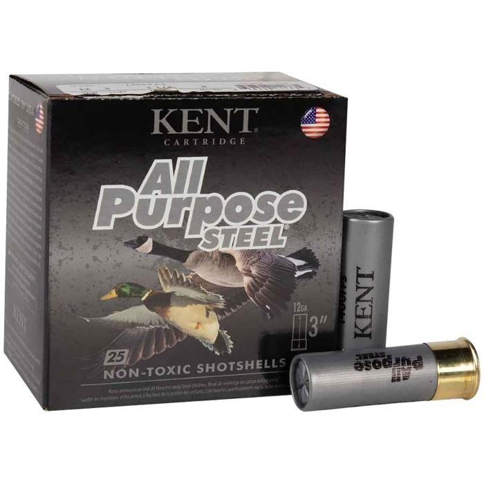 Kent Fasteel 12 Gauge 3 In 1-1/4oz 4 Shot Ammo Kent Fasteel 12 Gauge 3 In 1-1/4oz 4 Shot Ammo