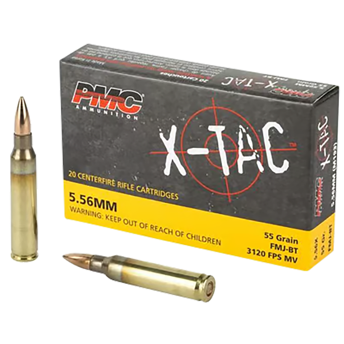 Pmc X-tac 5.56 55 Grain FMJ Boat Tail Pmc X-tac 5.56 55 Grain FMJ Boat Tail
