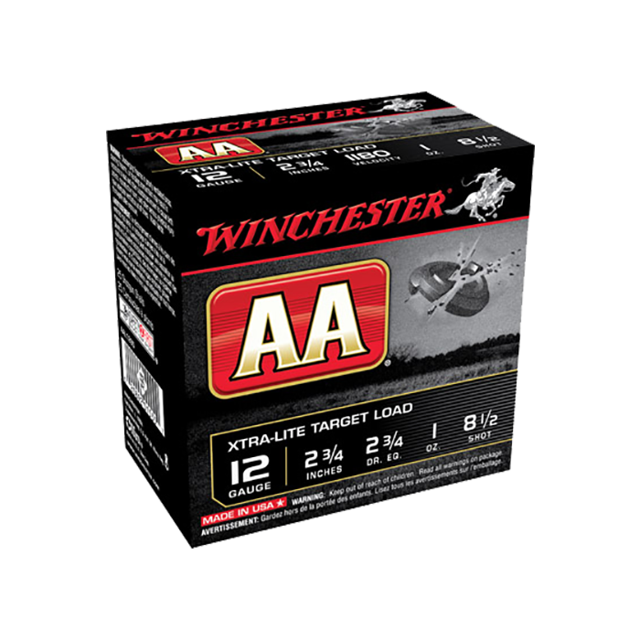 Winchester AA 12 Gauge 2.75 1 oz 8.5 Shot Winchester AA 12 Gauge 2.75 1 oz 8.5 Shot