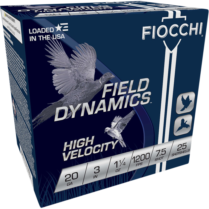 Fiocchi 20 Gauge 3 1-1/4 oz 7.5 Shot