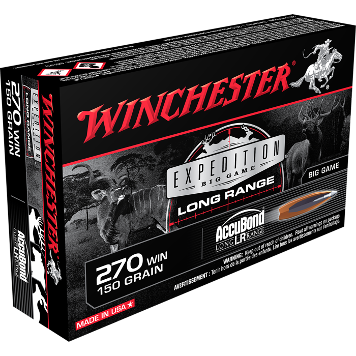 Winchester Expedition Big Game 270 Win 150 Grain Nosler AccuBond Long-Range