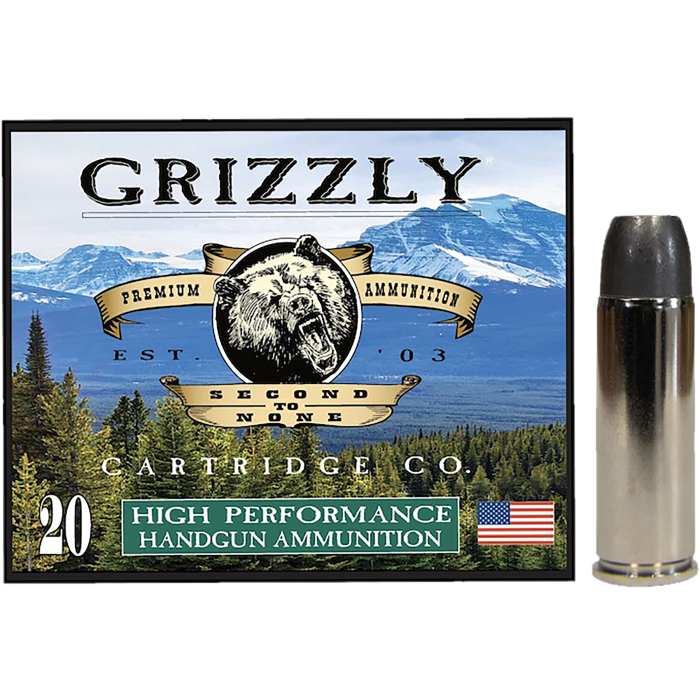 Grizzly .45 Colt +P 335gr Wide Long Nose Gas Check Ammo